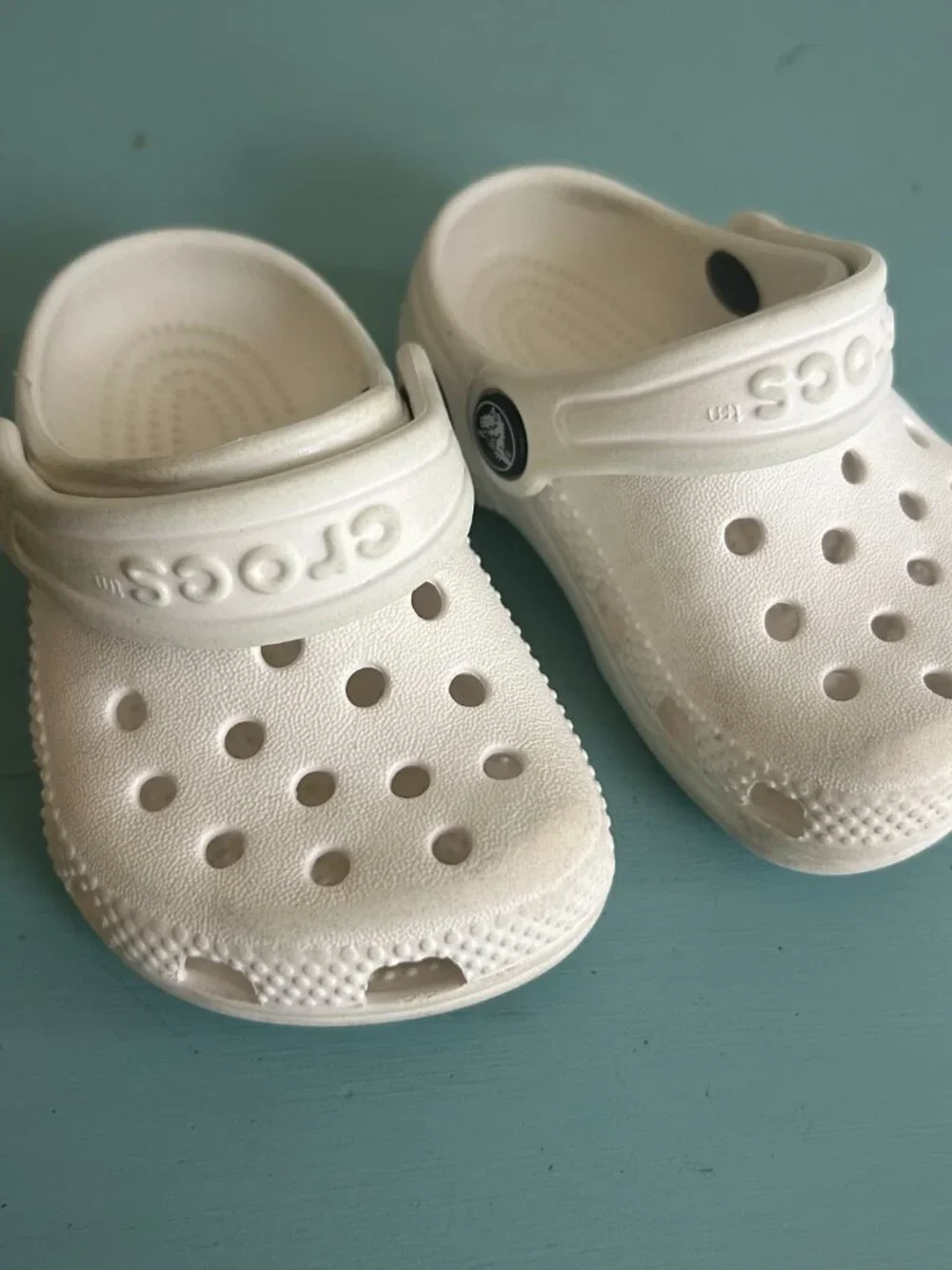 Crocs Littles Baby Crocs Infant Crocs White Baby Size 2 Size 3 White Crocs